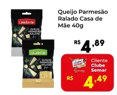 Queijo Parmesão Casa de Mãe Ralado