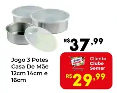 Jogo de Potes Casa de Mãe