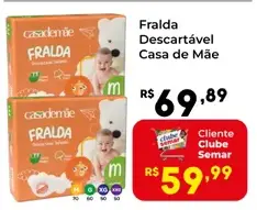 Fralda descartável Casa de Mãe