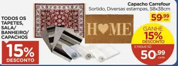 Capacho Carrefour Sortido, Diversas estampas