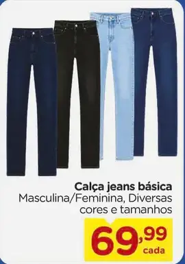 Calça jeans Básica