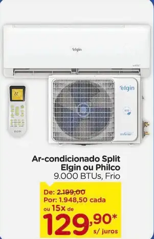 Ar-condicionado Split Elgin Frio
