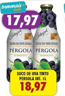Suco de Uva Pérgola Tinto Integral