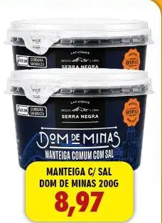 Manteiga Dom de Minas Comum com sal