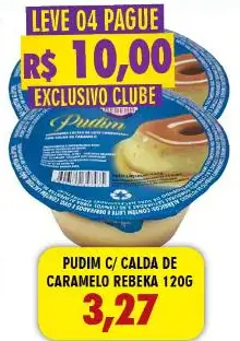 Pudim Rebeka Com Calda de Caramelo