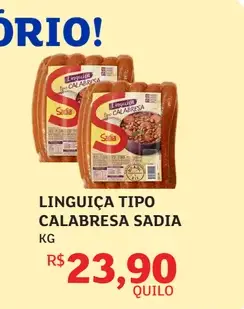 Linguiça Sadia Tipo Calabresa