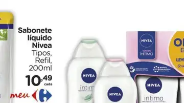 Sabonete líquido Nivea