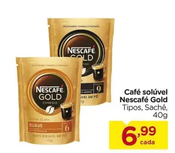 Café solúvel Nescafé Gold