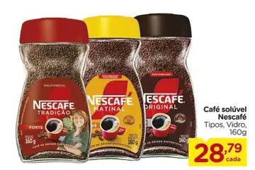 Café solúvel Nescafé
