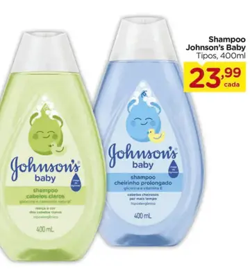 Shampoo Johnson's Baby Cabelos claros