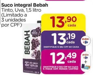Suco integral Bebah Tinto