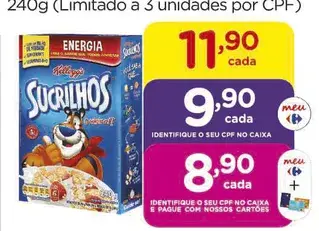 Sucrilhos Kellogg's