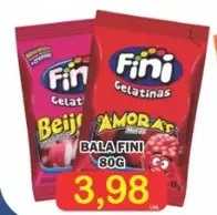 Bala de Gelatina Fini Beijinho