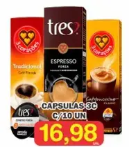Cápsulas de café 3 Corações Cappuccino Classic