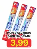 Papel-alumínio Facilita
