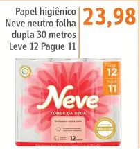 Papel higiênico Neve Neutro