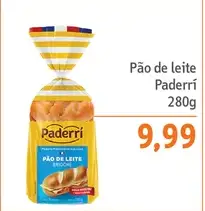 Pão de leite Paderri Brioche