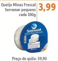Queijo Minas Frescal Serramar Pequeno