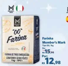 Farinha de trigo Member's Mark Tipo 00