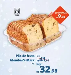 Pão de fruta Member's Mark