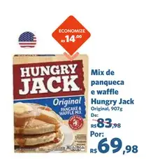 Mix de panqueca e waffle Hungry Jack Original