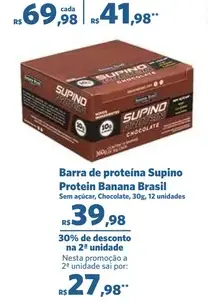 Barra de proteína Supino Banana Brasil