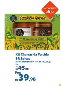 Kit Churras da Torcida BR Spices
