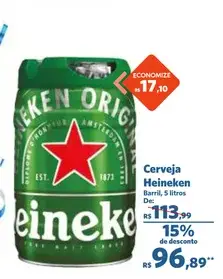 Cerveja Heineken Barril
