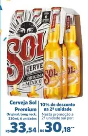 Cerveja Sol Premium Original
