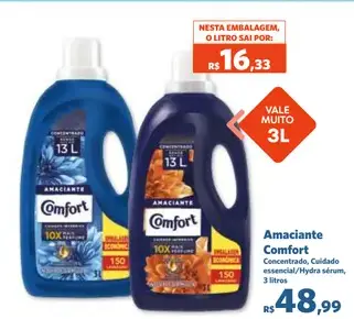Amaciante Comfort Hydra sérum