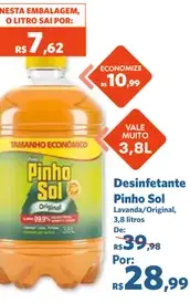 Desinfetante Pinho Sol Lavanda