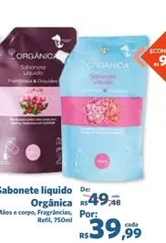 Sabonete líquido Orgânica