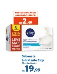 Sabonete Cloy Hidratante