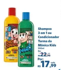 Shampoo Turma da Mônica Kids 3 em 1