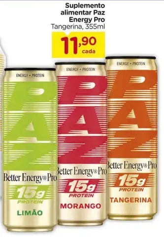 Suplemento alimentar Energy Pro