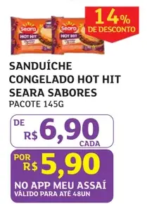 Sanduíche Hot Hit Seara