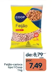 Feijão-carioca Coop Tipo 1