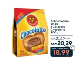 Achocolatado 3 Corações Em Pó