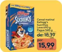 Cereal matinal Kellogg's Sucrilhos