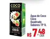 Água de Coco Coco Quadrado
