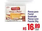 Massa para Pastel Massafie Quadrada