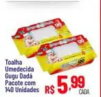 Toalha umedecida