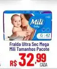Fralda Mili Ultra Sec Mega
