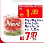 Papel Higiênico Neve Folha Dupla