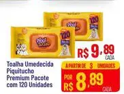 Toalha umedecida