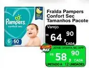 Fralda Pampers Confort Sec