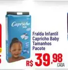 Fralda Infantil Capricho Baby
