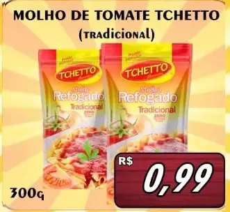 Molho de tomate Tchetto Tradicional