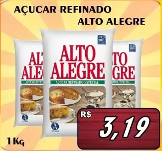 Açúcar Alto Alegre Refinado