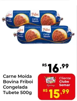 Carne Moída Friboi Bovina Congelada